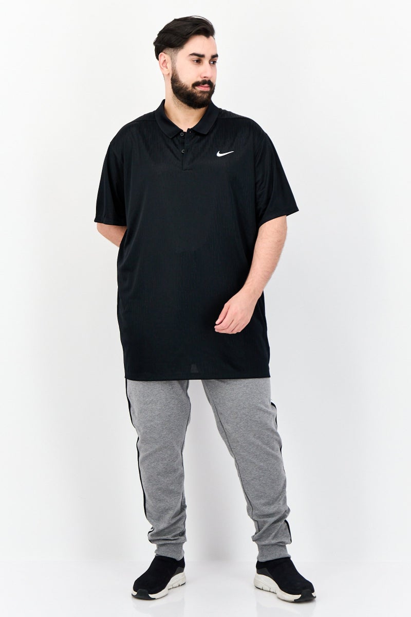 Nike Men Dri-Fit Short Sleeves Outdoor Polo, Black - Image 4